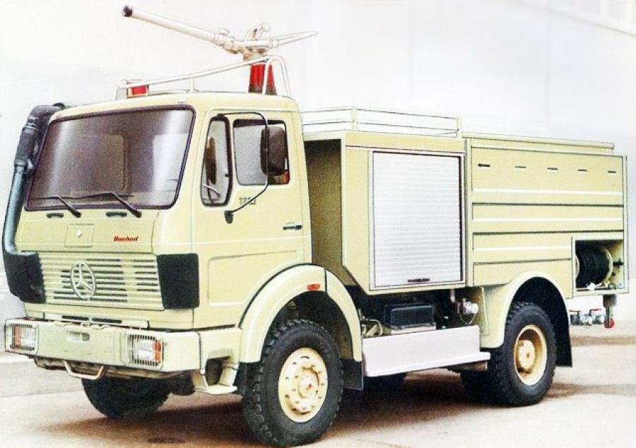  Mercedes-Benz 1219 A-32 Tankloschfahrzeug Bachert TLF4000 1980 года  (фото 1 из 1)